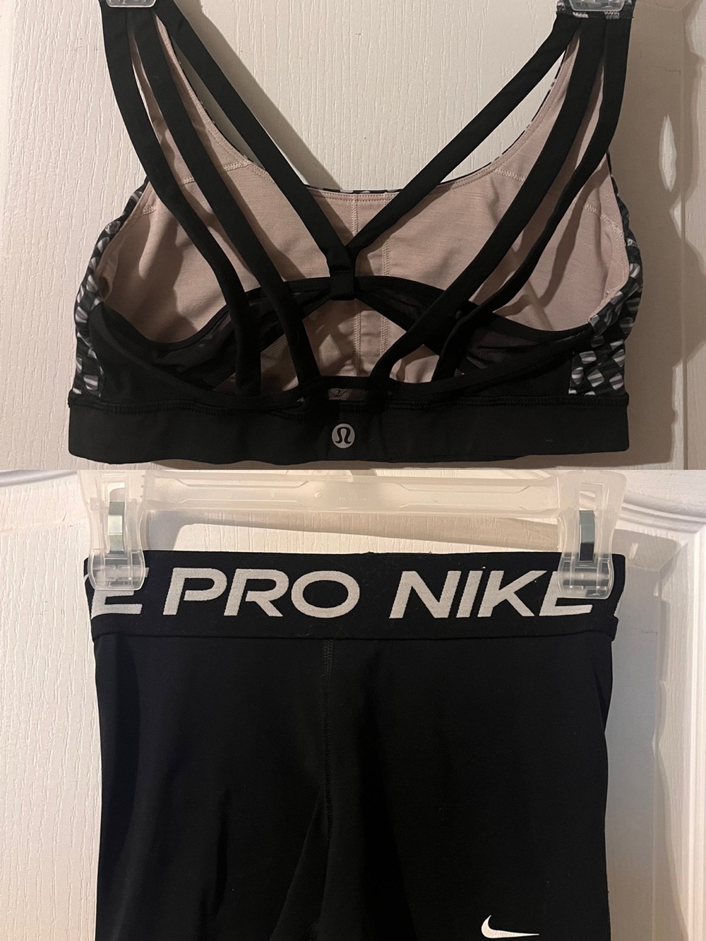 Lululemon Free To Be Wild Bra + Nike Pro Shorts Bundle